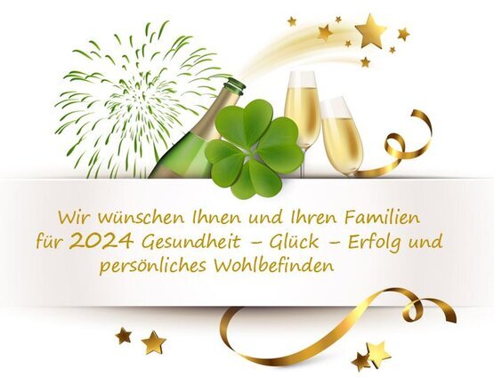 Wir danken an dieser Stelle allen Kunden - Lieferanten - Partnern für die gemeinsame vertrauensvolle Zusammenarbeit und wünschen ALLEN ein gutes 2024 2024 Grüße